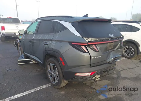 2022 Hyundai Tucson Hybrid Limited z USA, uszkodzony, nr VIN KM8JECA18NU072588